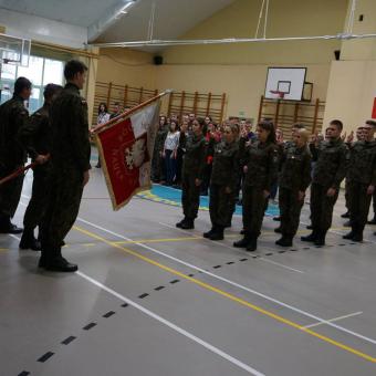 Ślubowanie klasy z innowacją wojskową 2019
