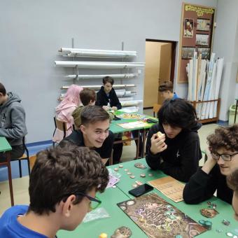 Zajęcia Klubu Gier Planszowych Zagroda