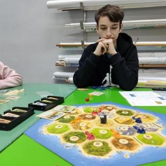 Zajęcia Klubu Gier Planszowych Zagroda