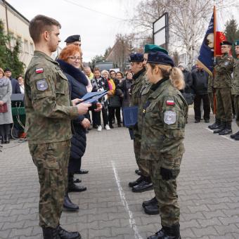 Ślubowanie klas z innowacją wojskową