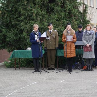 Ślubowanie klas z innowacją wojskową