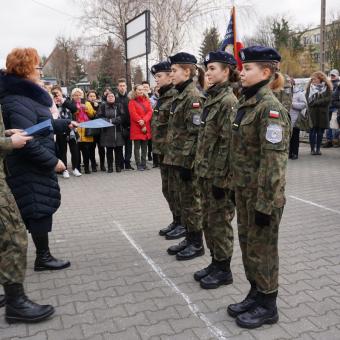Ślubowanie klas z innowacją wojskową