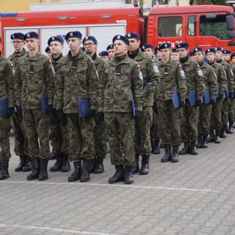 Ślubowanie klas z innowacją wojskową