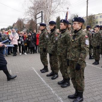 Ślubowanie klas z innowacją wojskową