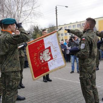 Ślubowanie klas z innowacją wojskową