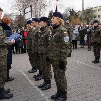 Ślubowanie klas z innowacją wojskową