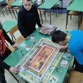 Zajęcia Klubu Gier Planszowych Zagroda
