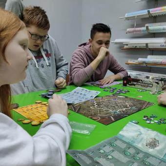 Zajęcia Klubu Gier Planszowych Zagroda