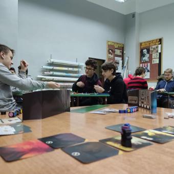 Zajęcia Klubu Gier Planszowych Zagroda